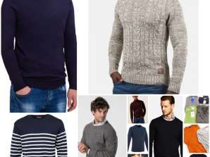 Veleprodaja puloverji in puloverji z moško blagovno znamko - najrazličnejše velikosti in modeli