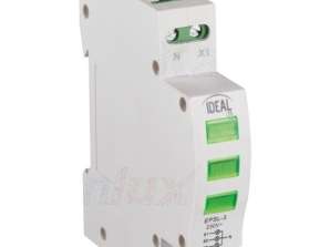Din ray KLI-3G Kanlux 230 AC için voltaj göstergesi
