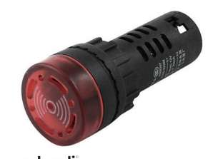 Buzzer alarm LED indicator light 12V
