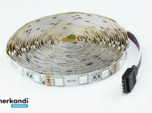 RGB LED pásek s 5m dálkovým ovládáním