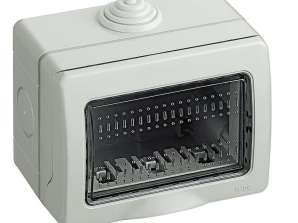 Idrobox IP55 3 weiße Module kompatibel mit Living International