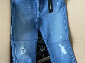 Diesel Damskie Jeans Mix - 1140 sztuk - Gotowe do wysyłki - Bezpłatna kolekcja próbek wewnątrz - Różne modele, rozmiary i kolory