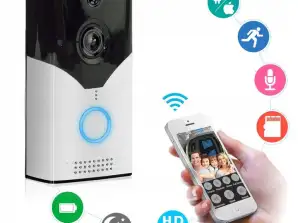 LANGATON VIDEO DOORPHONE WIFI NIGHT VISION SKU: 385-B (varastossa Puolassa)