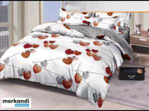 BEDDING 200x220 FLANNEL F-6630 + BED SHEET