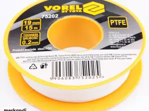 Teflon tape 15m 19x0.2mm Vorel