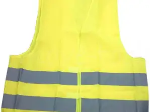 Жълта светлоотразителна жилетка размер за универсален възрастен XXL