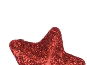 Glitter star asorti izmēri 15 / 35mm iepakojumā 45 gab