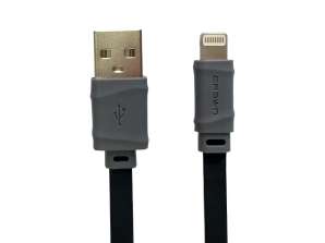 Cablu de încărcare și sincronizare USB Lightning plat de 1 m