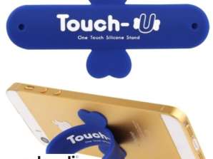 TOUCH-U - Siliconen houder voor smartphone - Blauw