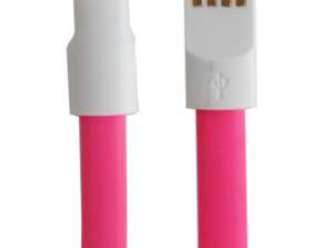 Pink Lightning USB charging and sync cable
