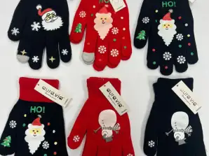 Vianočné rukavice! mix farieb. Model: SNK8951