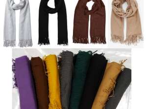 Bufandas de invierno XXL Lote surtido en varios colores