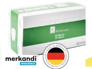 Overproduction of surgical masks, white, GERMAN MANUFACTURE, German certificate