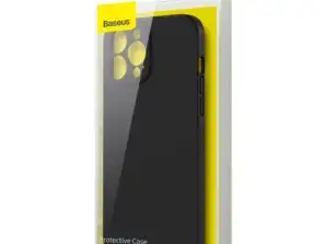 Baseus iPhone 13 Pro Max Hülle Liquid Silica Gel Protective Black (ARYT