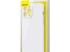 Baseus iPhone 13 Pro Hülle Liquid Silica Gel Protective White (ARYT0004