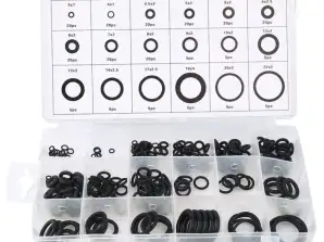 225-Piece Set of O-Rings, Gaskets, and Rubber Seals