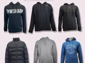 Gymshark clothing- activewear mix of clothing for man and woman