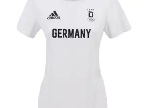 Adidas Team GERMANY OLYMPIA H.RDY Pjedestāls T-krekls W 36 38 40