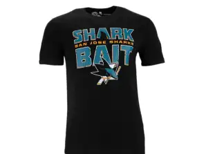 Fanatikere NHL Ikonisk hjemby Shark Bait T-skjorte San Jose Sharks M L XL