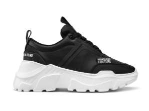 SNEAKERS VERSACE JEANS COUTURE ΜΑΥΡΟ|ΧΟΝΔΡΙΚΟ:115,2€|ΛΙΑΝΙΚΟ:260€