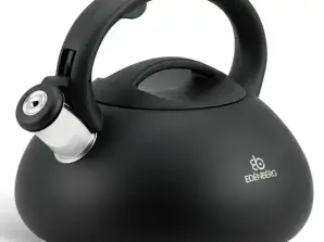 EB-8804 Edënbërg Black Line - Chaleira assobiadora de aço inoxidável - Capacidade 3,0 litros