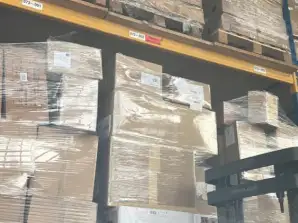 14.500kg, nieuwe goederen met lijst, 2 vrachtwagens, mengpallets, gereedschap, keuken