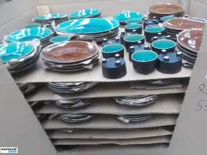 Plat en grès Boîtes mixtes Offre l’opportunité Vaisselle design portugaise