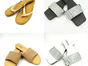 Assortiment casual sandalen voor dames voor groothandels | Maten 36-40 - Internationale verzending