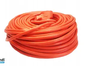 Cable de extensión Boxer - 3x2.5mm², Cable de PVC de 20 metros, Interruptores de 3000W, 396 piezas