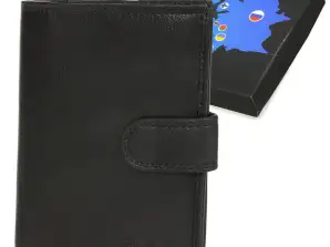 Чоловічий шкіряний гаманець коричневий нубук горизонтальна шкіра Beltimore R85