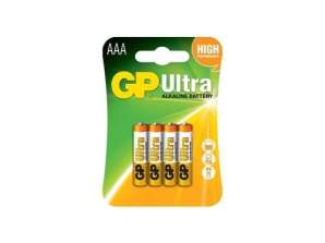 Batería GP (AAA) alcalina ULTRA LR03/AAA 24AU-U4, (4 baterías / blist