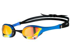 ARENA SWIMMING GOGGLES COBRA ULTRA SWIPE MIRROR YELLOW COPPER-BLUE 002507/370