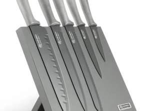 EB-957 Knife Set with Magnetic Block - Luxury Knife Set - Stainless Steel