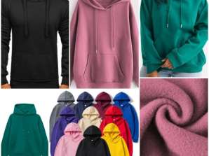 New Unisex Sweatshirt Collection - Variety of European Colors and Sizes XS-XXL