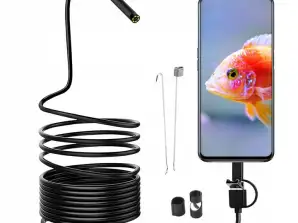 CAMÉRA D’INSPECTION CAMÉRA ENDOSCOPE SUR CÂBLE USB 1M OU 5M SKU :416-B PL