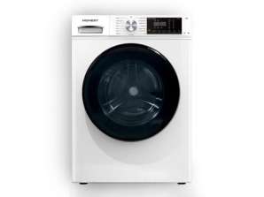 8KG pilkos spalvos inverterinė skalbimo mašina, klasifikacija A+++ su Eco-Silent varikliu ir 12 programų
