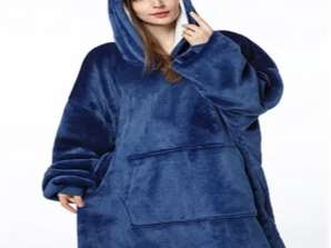 Cozy sweater and blanket in one for cold winter days soft - HOODZIE