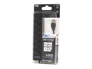 ADAPTÉR 7 PORT HUB USB 2.0 USB HUB PRODLUŽOVACÍ KABEL SKU:405-A skladem PL