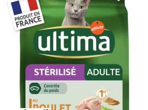 Κροκέτες γάτας Ultima αποστειρωμένο κοτόπουλο 3kg