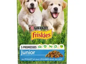 Crochete Dog Friskies Junior Pui/Legume/Lapte 10kg