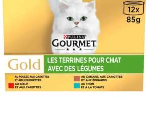 PURINA GOURMET GOLD TERRINES FOR KATTER 12x85G