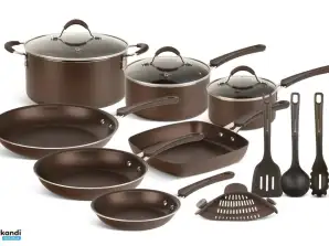 EB-5655 20 Piece Luxury Forged Aluminum Cookware Set - Incl. Bakeware