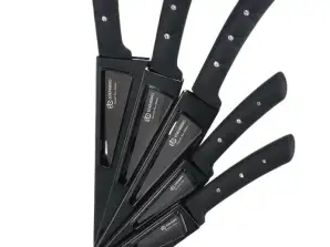 EB-953 Ensemble de couteaux avec porte-couteaux de luxe - 6 pièces