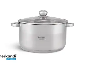 EB-3005 Pentola con Coperchio - Acciaio Inox - Ø 20 cm - Per Tutte le Fonti di Calore