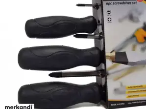 * EXCLUSIVE DESTOCKING *Set of 6 Black Phaling screwdrivers