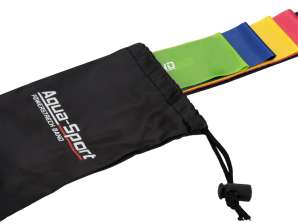 Set of 5 Mini Band Aqua-Sport 0.5-20 KG AS6750