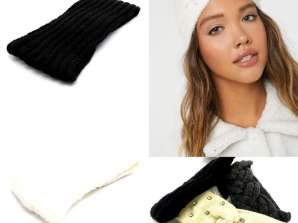 Ассортимент Набор брендовых повязок на голову для женщин - Зимние аксессуары оптом