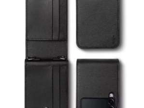 Ringke Galaxy Z Flip 3 5G case folio podpis denarnica črna