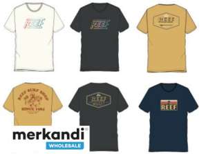 Reef Assortiment de t-shirts à manches longues en gros pour hommes, tailles M-2XL - Pack de 36 pièces