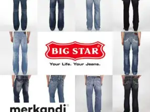 Assortimento Premium di jeans Big Star IRR Denim da uomo, confezione da 24 - taglie 29-40